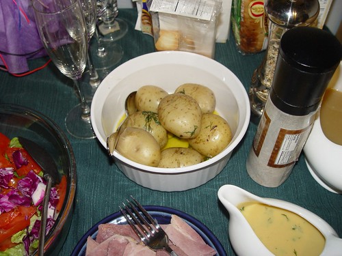 Dill and Buttered New Potatos