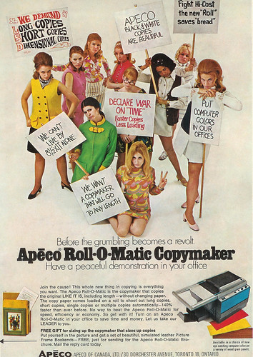 Vintage Ad #145 - We Want Our Apeco Roll-O-Matic Now!