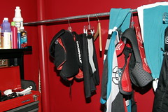 the hockey gear drying rack