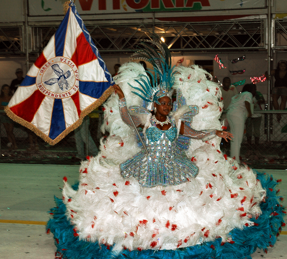 Carnaval 2007 Vitória - Porta-Bandeira da escola Boa Vista