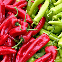 Red Green Chili Peppers