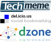 Social media site logos