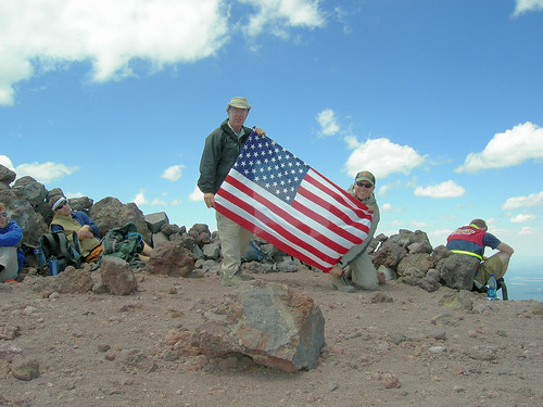 Humphrey´s Summit - highest point in Arizona - Tribute to Memorial Day