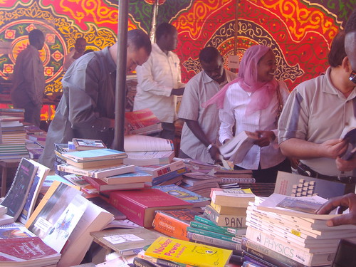 Book distribution in the Sudan