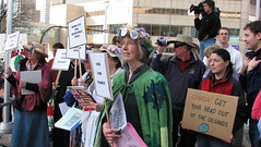 Photo of Raging Grannies in the crowd