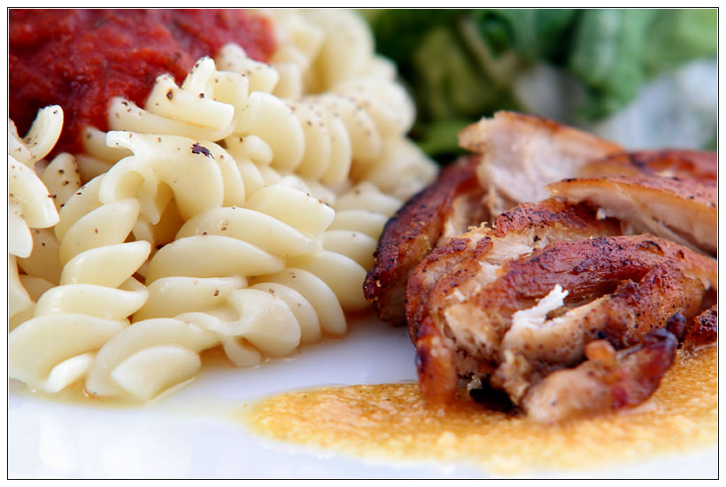 Lunch : Pasta & Chicken