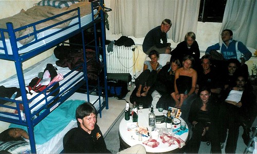 Lucky. Paris Youth. hostel. night