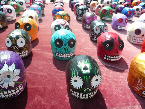 Venice Beach Mexican craft skulls Los Angeles