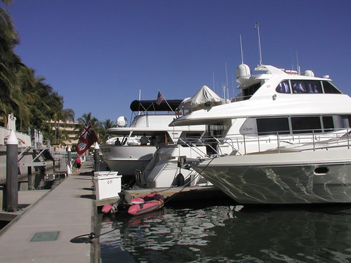 Opulent yachts at Paradise