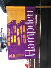 Hampden Village Merchants Association banner