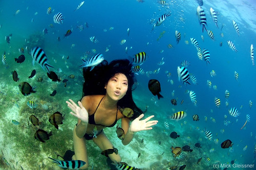 Sabrina Asano underwater Filipino Underwatermodel Sabrina Asano