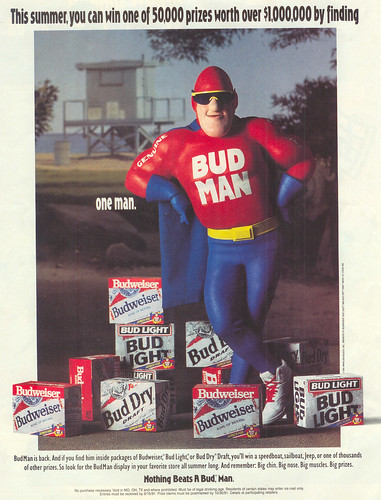 Vintage Ad #120 - Bud Man!