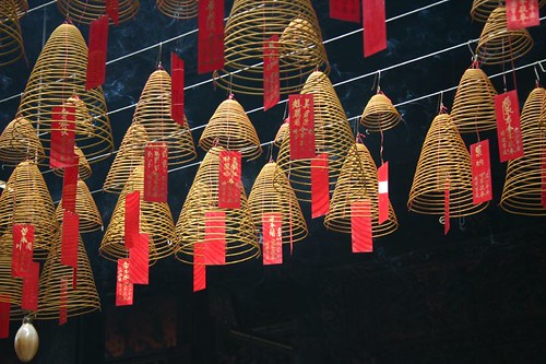 Incense spirals. Ho Chi Minh City. December 2006.