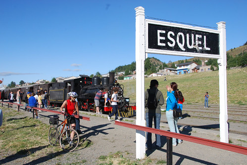 We timee our departure from Esquel to coincide with that of the old Patagonian Express ("la Trochita") by Rick Price.