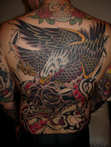 Eagle Tattoo Back