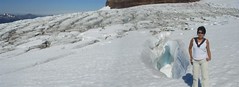 Tronador Trek - 36 - Ruth glacier pano (Large)