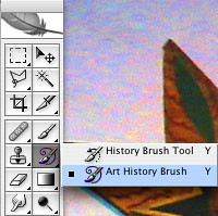 Adobe Photoshop Tutorial - Cell Phone Art - Select Art History Brush