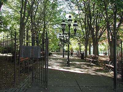 Armoury Commons Park on Spring Street