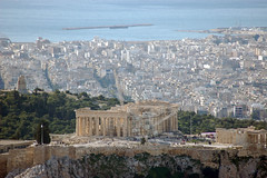 Acropolis and Aegean [Saronikos to be exact]