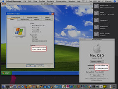 Windows XP on OSX/PowerBook