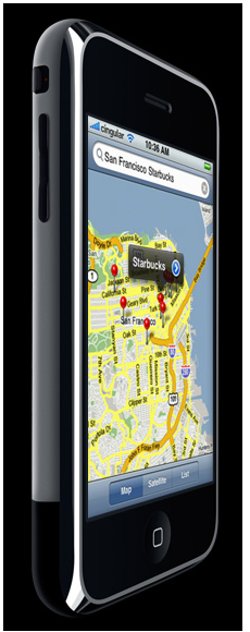 iPhone with Google Maps