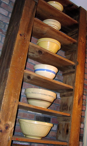 yellow-ware bowls