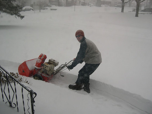 paul and the snowblower