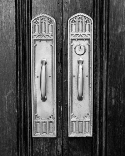 Detail, Doors of the First Presbyterian Church, Royal Oak, Michigan