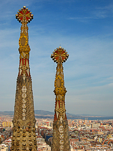 gaudi towers barcelona
