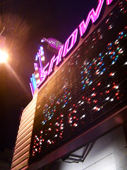 Showgirls neon sign, First Avenue, Seattle
