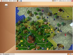 Ubuntu - Widelands game Screenshot