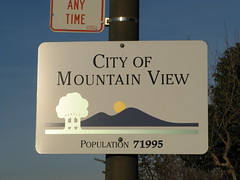 Mountain View Street Sign