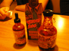Hot Sauce! the sauce not the Mover at Wild Willy's in Rochester, NH