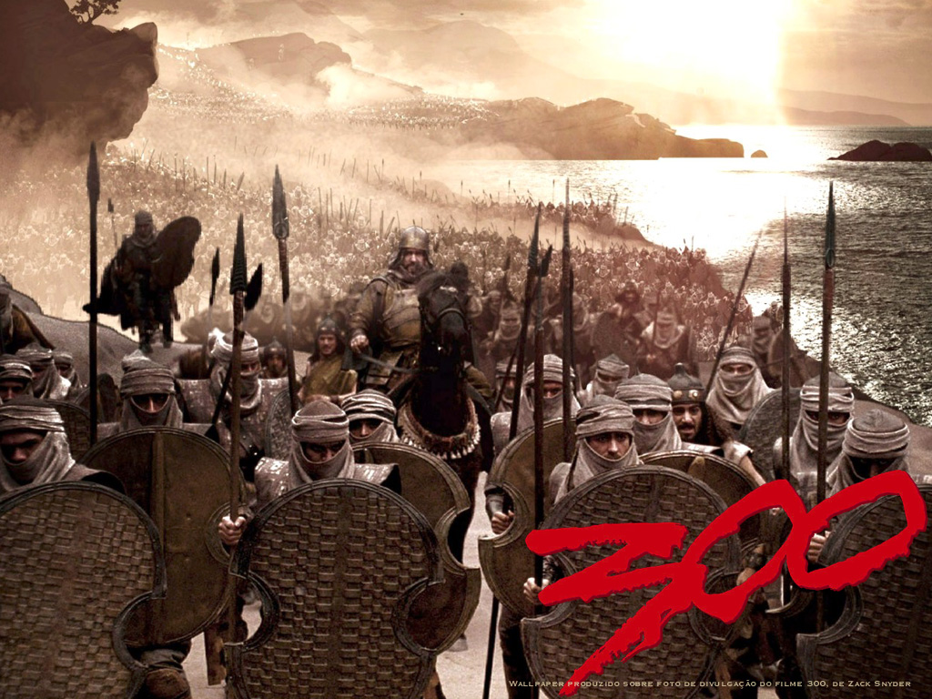 Os 300 de Esparta invadem os cinemas