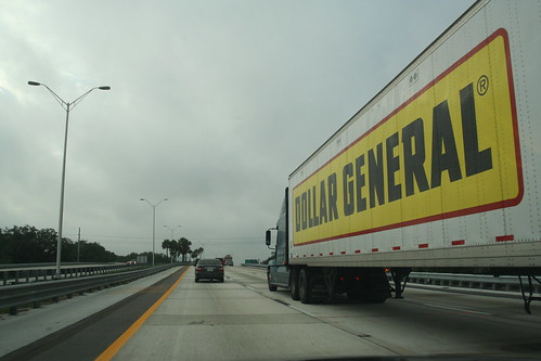 dollar general truck. Dollar General truck on I-275