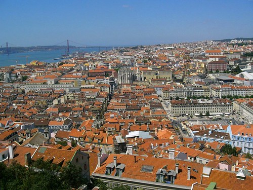 View to Lisboa from Castelo de Sao Jorge