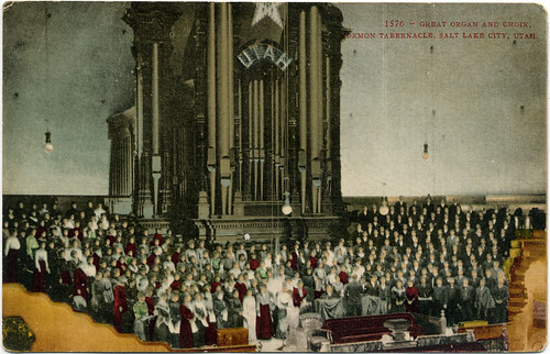 Postcard: Mormon Tabernacle Great Organ & Choir
