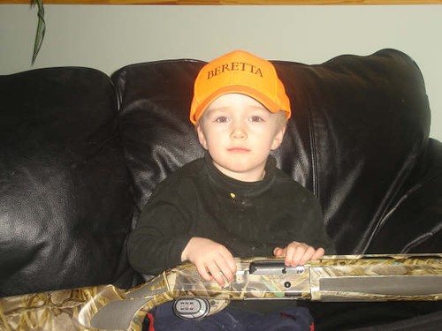 My nephew, the hunter.