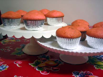 Strawberry Cupcakes Fresh Out of the Oven