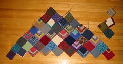 Sock Yarn Blanket WIP