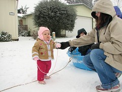 Miriam's First Snow - Standing