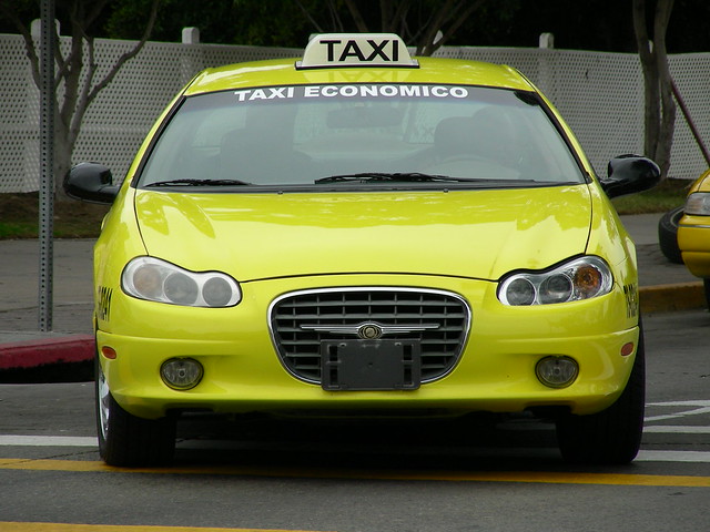 mexico bc cab taxi bajacalifornia tijuana chrysler lhs taxicab
