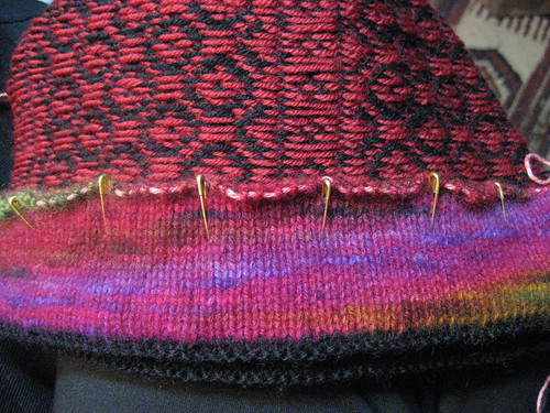 Norwegian hat - sewing in the lining
