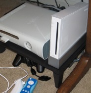 My Xbox 360 and Wii
