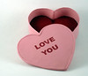 Pink Love Heart Box