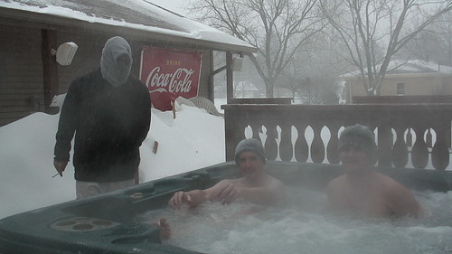 3 Boys on the Deck, Hot Tub
