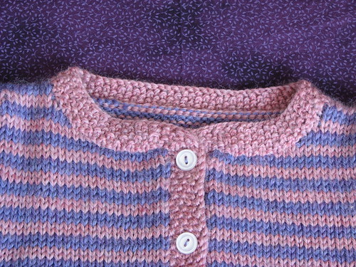 Isabelle's sweater - collar detail