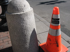 This cone is NOT A BOMB