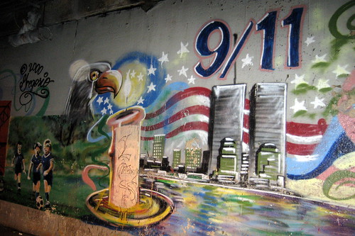 Queens - Woodside: Woodside on the Move Mural - 9-11 Vigil by wallyg from Flickr