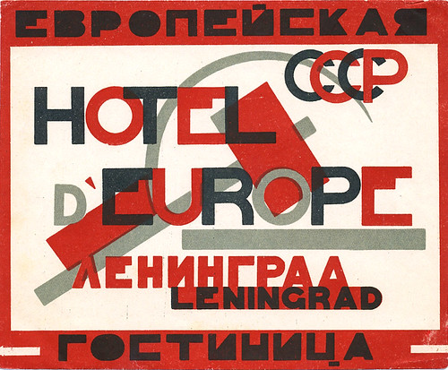 hotel europe by Art of the Luggage Label